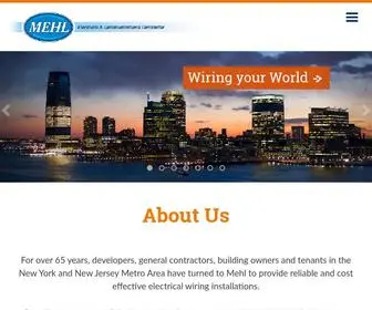 Mehlnet.com(Mehl Electric and Communications Company) Screenshot