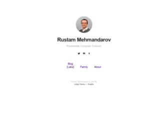 Mehmandarov.com(Rustam Mehmandarov) Screenshot