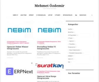 Mehmet-Ozdemir.com.tr(Mehmet Özdemir) Screenshot