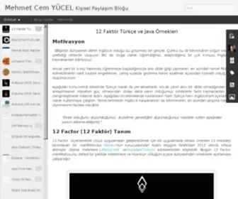 Mehmetcemyucel.com(Mehmet Cem Yücel) Screenshot