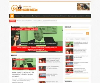 Mehmethakansaglam.com.tr(DR.Mehmet Hakan Sağlam) Screenshot