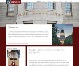 Mehousegop.org(The Maine House Republican Caucus) Screenshot