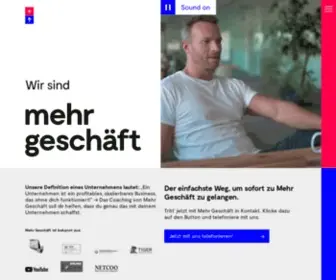 Mehr-Geschaeft.com(Mehr Geschäft Startseite) Screenshot