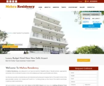 Mehraresidency.com(Hotel in Dwarka Delhi) Screenshot