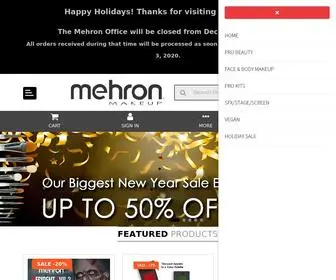 Mehron.com(Mehron Makeup) Screenshot