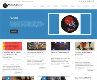 Mehtaartgallery.org(Mehta Art Gallery) Screenshot