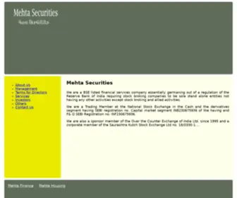 Mehtasecurities.com(Mehtasecurities) Screenshot