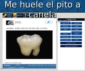 Mehueleelpitoacanela.com(Mejor blog) Screenshot