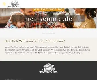 Mei-Semme.de(TYPO3) Screenshot