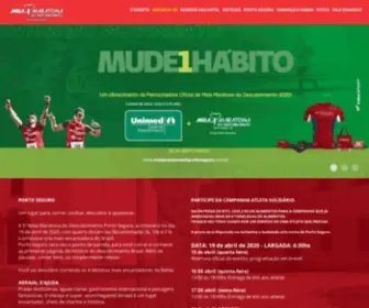 Meiamaratonadeportoseguro.com.br(Meia Maratona do Descobrimento de Porto Seguro) Screenshot