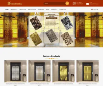 Meibaotai.com(Meibaotai stainless steel) Screenshot