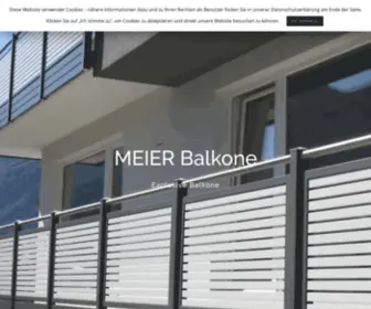 Meier-Balkone.de(Exclusive Balkone) Screenshot