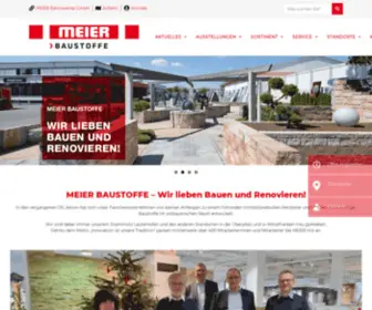 Meier-Baustoffe.de(Mauersteine) Screenshot