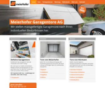 Meierhofer-Garagentore.ch(Meierhofer Garagentore AG) Screenshot