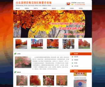 Meiguohf.cn(山东淄博市彩枫美国红枫基地供应) Screenshot
