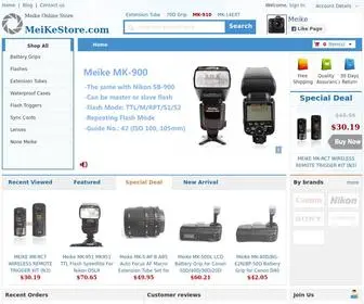 Meikestore.com(Meike Online Store) Screenshot