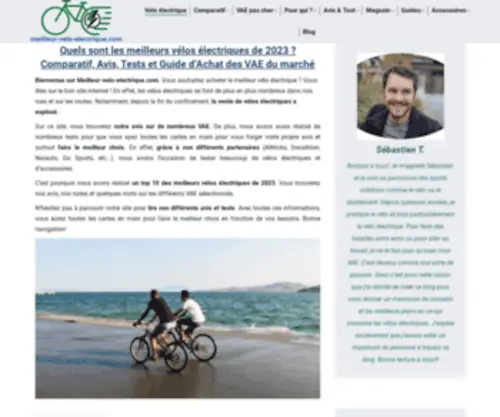 Meilleur-Velo-Electrique.com(Meilleur vélo électrique) Screenshot