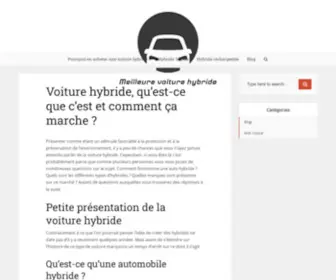 Meilleure-Voiture-HYbride.fr(Meilleure Voiture HYbride) Screenshot