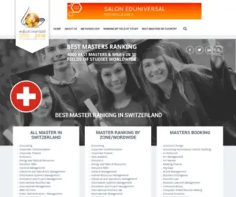 Meilleurs-Masters.ch(Classement Eduniversal des Meilleurs Masters) Screenshot