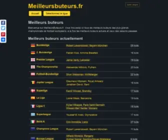 Meilleursbuteurs.fr(Meilleurs buteurs) Screenshot