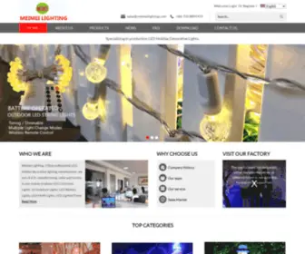 Meimeilighting.com(Outdoor Christmas Lights) Screenshot