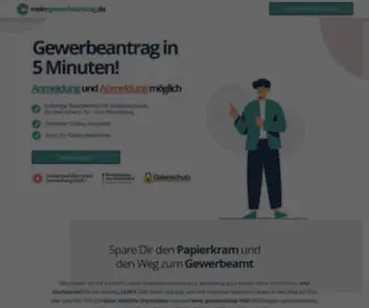 Mein-Gewerbeantrag.de(Mein Gewerbeantrag) Screenshot