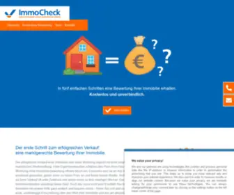 Mein-Immocheck.de(Kostenlose Immobilienbewertung der Volksbank Jever) Screenshot