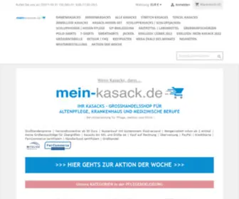 Mein-Kasack.de(Professionelle pflegebekleidung ab 15 euro) Screenshot