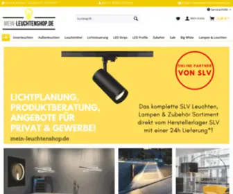 Mein-Leuchtenshop.de(SLV Leuchten & Lampen Online Shop) Screenshot