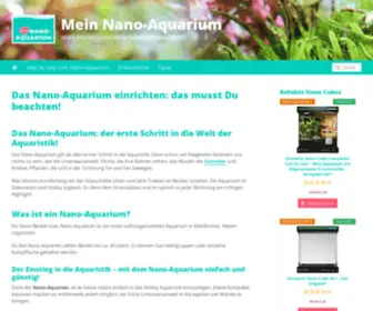 Mein-Nano-Aquarium.de(Nano-Aquarium einrichten leicht gemacht) Screenshot