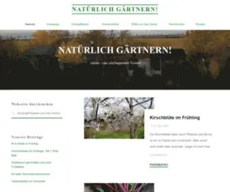 Mein-Neuer-Garten.de(Natürlich Gärtnern) Screenshot