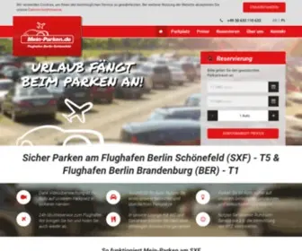 Mein-Parken.de(Günstig parken am Flughafen Berlin Brandenburg) Screenshot