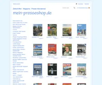 Mein-Presseshop.de(Presse international) Screenshot