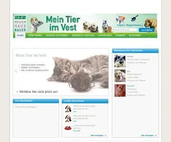 Mein-Tier-IM-Vest.de(Mein Tier im Vest) Screenshot