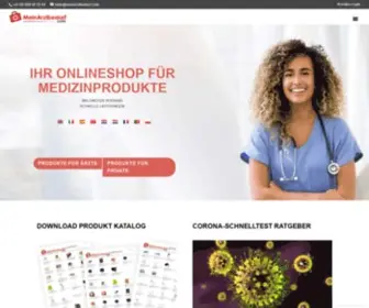 Meinarztbedarf.com(Online-Apotheke und Gesundheitsshop) Screenshot