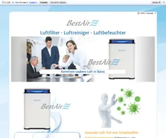 Meinbestair.de(Luftqualität) Screenshot