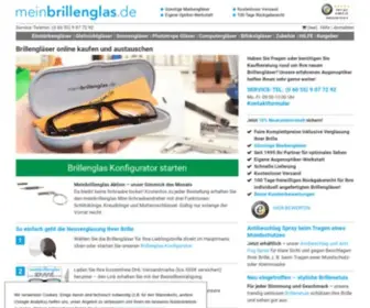 Meinbrillenglas.de(Brillengläser online verglasen) Screenshot