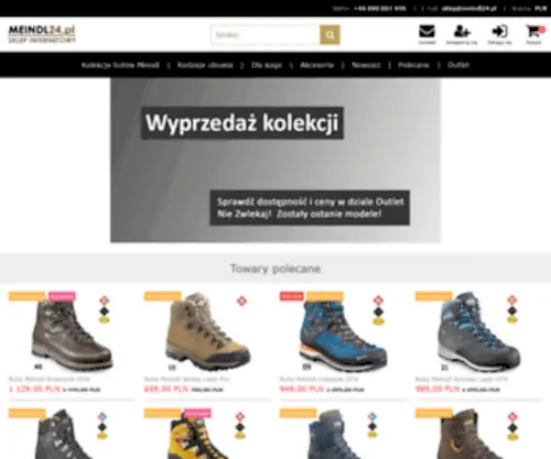 Meindl24.pl(Sklep Internetowy marki MEINDL) Screenshot