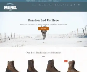 Meindlusa.com(Meindl USA Footwear) Screenshot