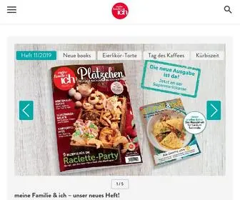 Meine-Familie-UND-Ich.de(Meine Familie und ich: Rezepte & Tipps für die ganze Familie) Screenshot