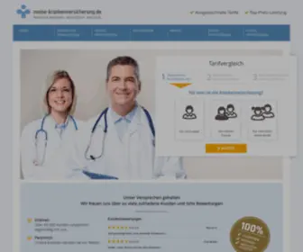 Meine-Krankenversicherung.de(Meine Krankenversicherung dein Portal rund um Krankenversicherung) Screenshot