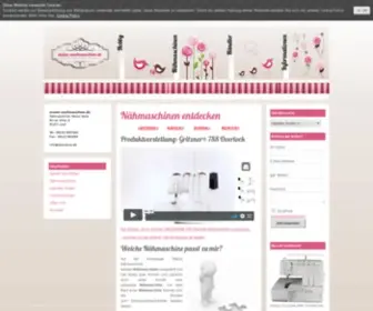 Meine-Naehmaschine.de(Nähmaschine) Screenshot