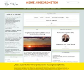 Meineabgeordneten.at(Meine Abgeordneten) Screenshot