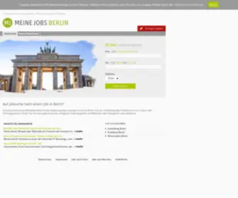 Meinejobs-Berlin.de(125444 Jobs in Berlin und Umgebung auf) Screenshot