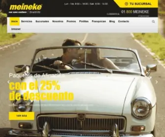 Meineke.mx(Centro de Servicio Automotriz) Screenshot