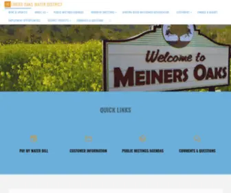 Meinersoakswater.com(Water is Precious) Screenshot