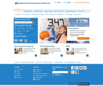 Meinevolksbank.de(Startseite) Screenshot