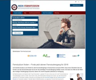 Meinfernstudium.com(Die Fernstudium Suchmaschine) Screenshot