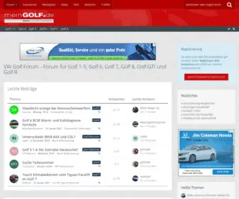 Meingolf.de(VW Golf Forum) Screenshot