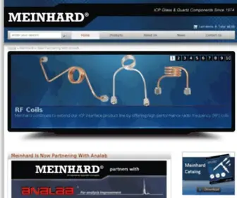Meinhard.com(Specializing in ICP nebulizers) Screenshot